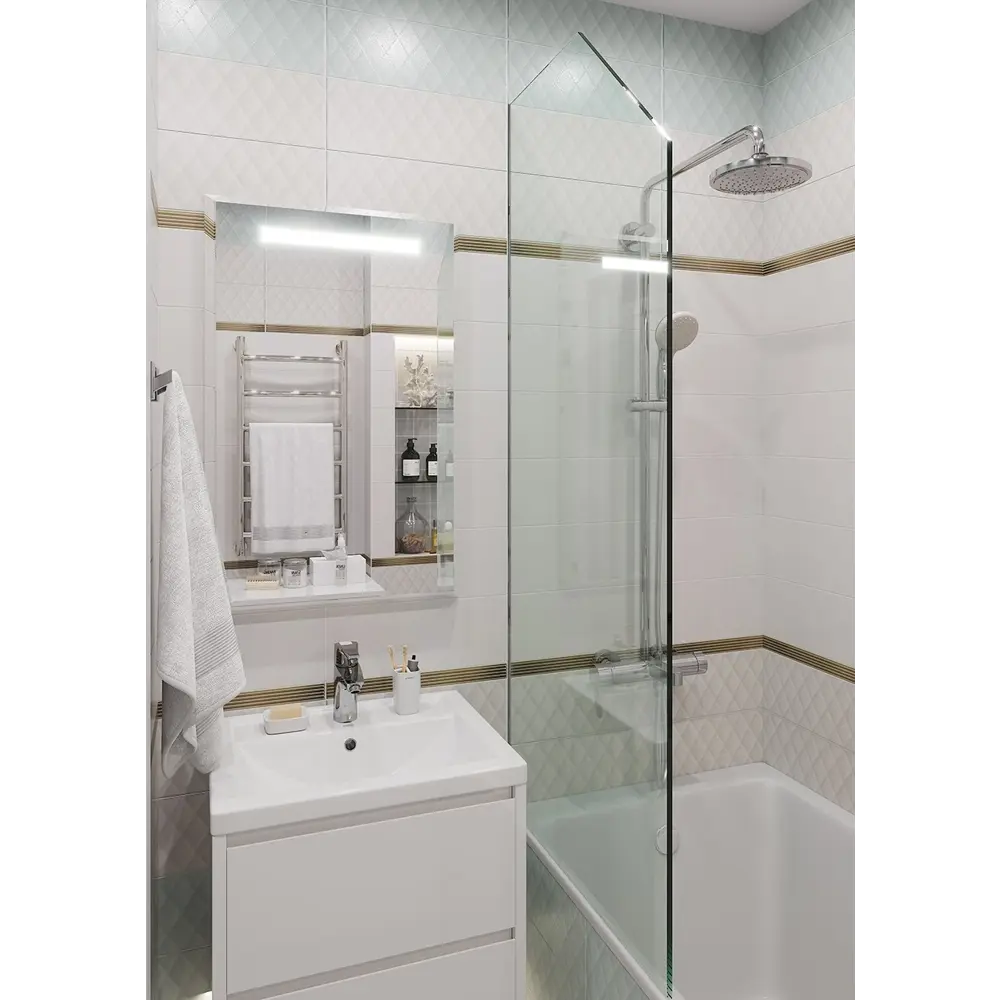 Керамическая раковина Kirovit Фостер 50 для современной ванной 82850304 STLM-0036998 - Вид №4