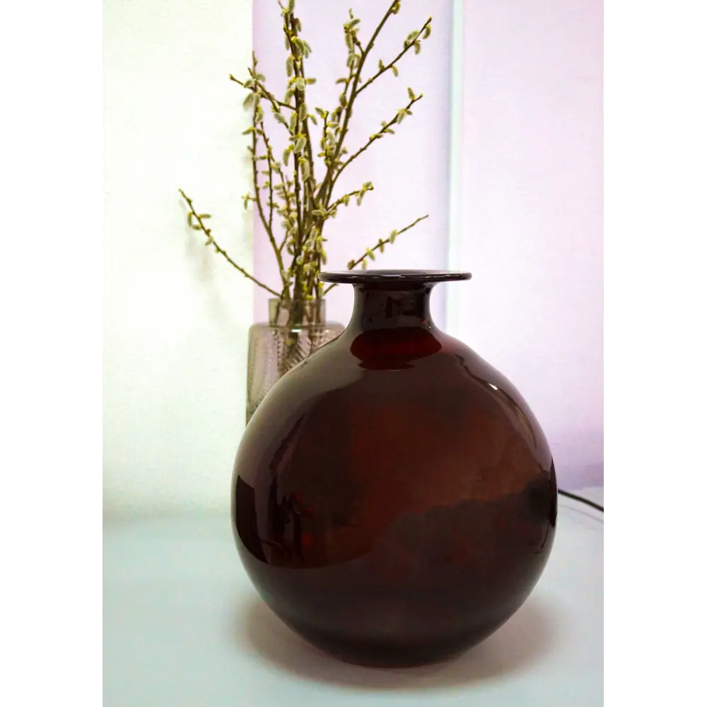 Ваза стекло цвет йодный 36 см EVIS STLM-2098661 - Вид №1