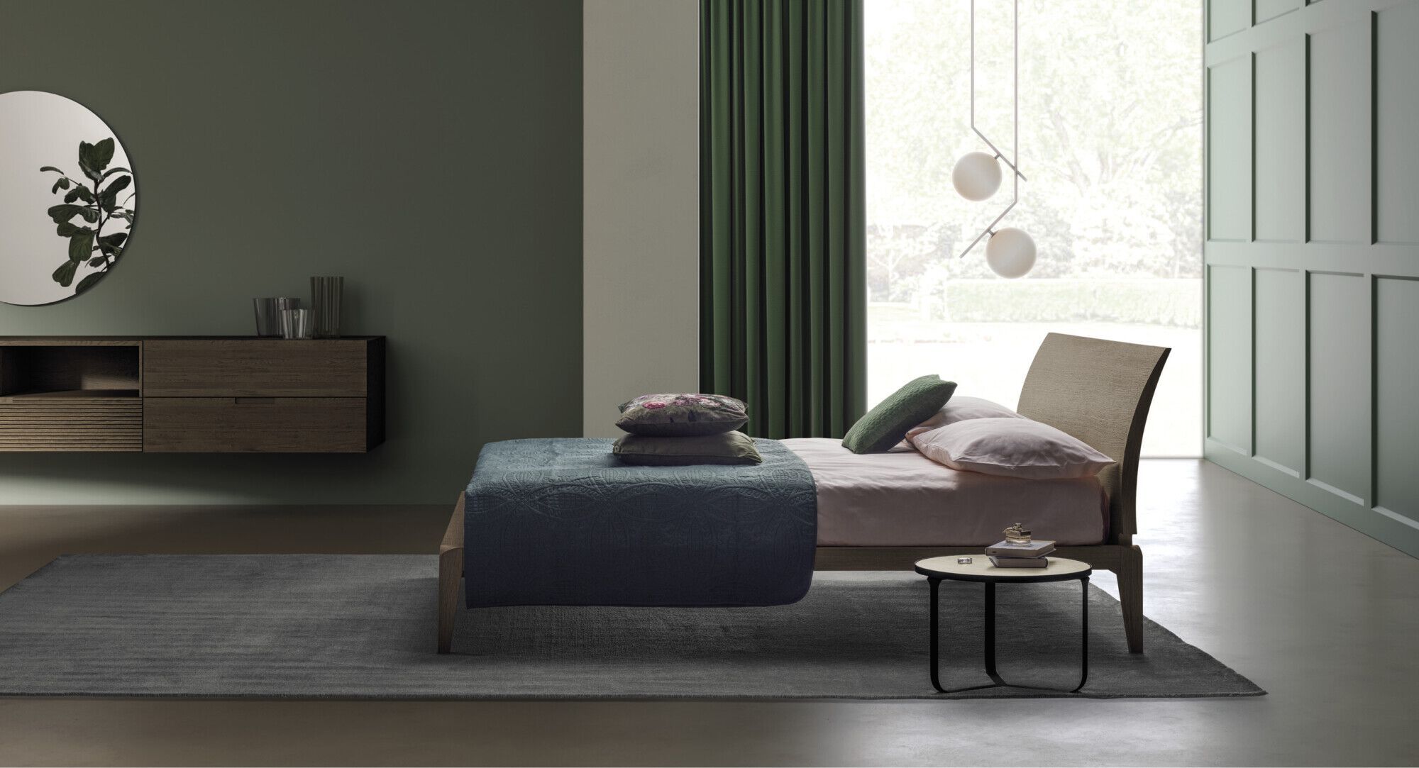 Деревянная двуспальная кровать Devina Nais SHARK ARCH-00110518 - Вид №2