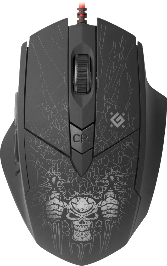 52260 проводная игровая мышь doom fighter gm-260l оптика,6кнопок,800-3200dpi Defender Santreyd  - Вид №2