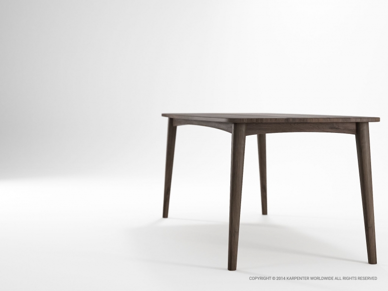 537_1071 Стол обеденный прямоугольный 200 Karpenter GRASSHOPPER - Вид №3