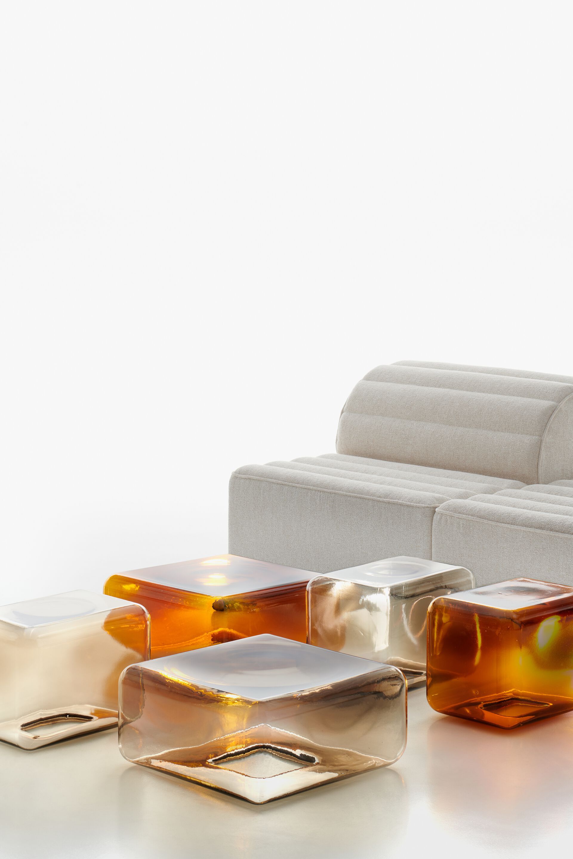 Журнальный столик из дутого стекла ACERBIS LOKUM ARCH-00092497 - Вид №3