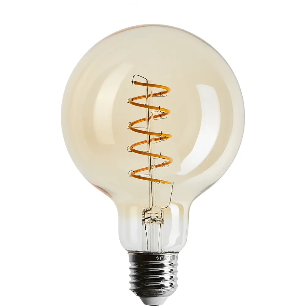 Декоративная филаментная лампа Voltega G95 тонированная 4Вт E27 89345979 STLM-0910941 - Вид №1