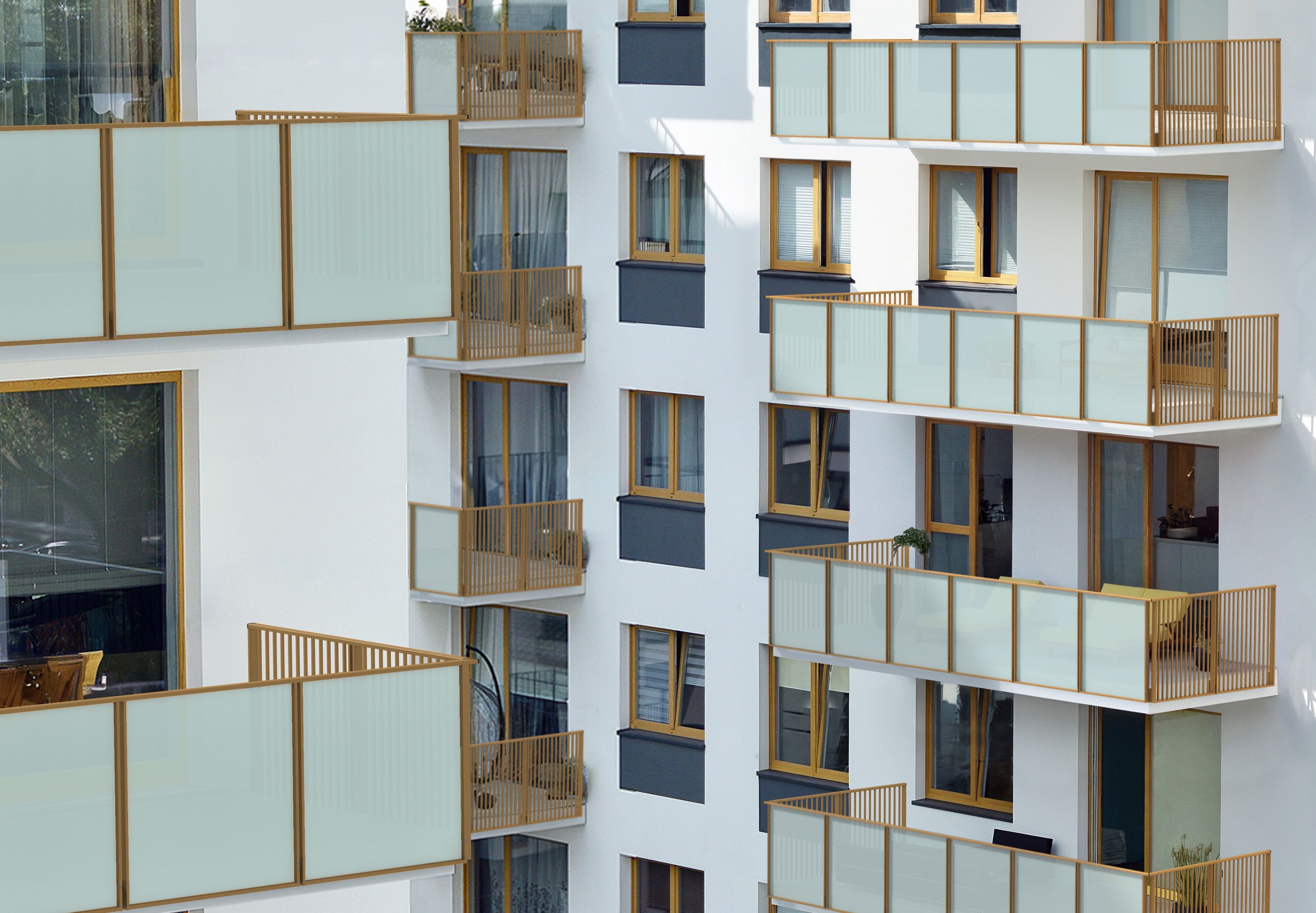 Перила из алюминия и стекла ALUVETRO модульная балюстрада ARCH-00094799 - Вид №5