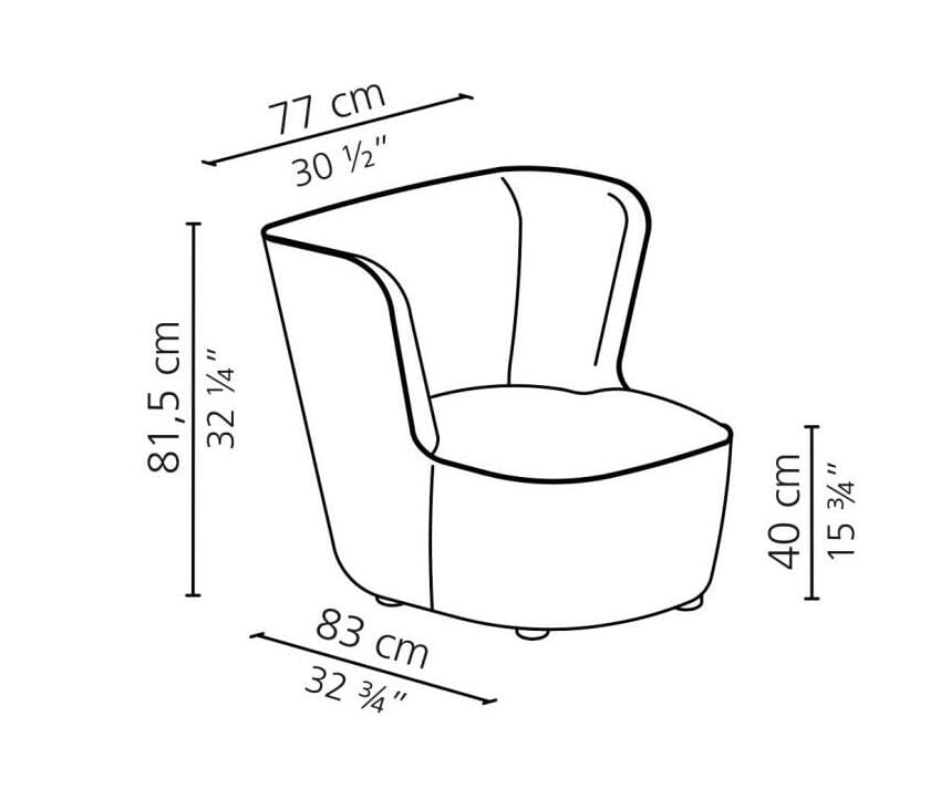 Съемное кресло из ткани Casamilano Royale ARCH-00073217 - Вид №2