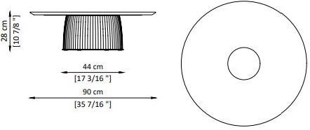 Paolo Castelli Низкий стол из керамики и мрамора калакатта  Tav.dion.120  - Вид №4