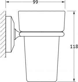 006 Стакан одинарный (стекло) STA FBS Standard - Вид №1