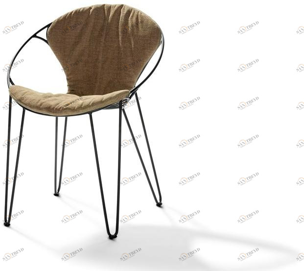 Joli Стул штабелируемый тканевый с обивкой Wire sun-id-1406293