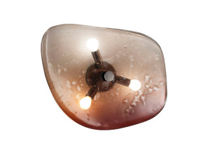 Стеклянный светодиодный настенный светильник