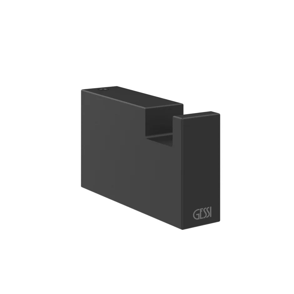 Крючок для халата 20921 299 Gessi Rettangolo k МАТОВО-ЧЕРНЫЙ 20921299