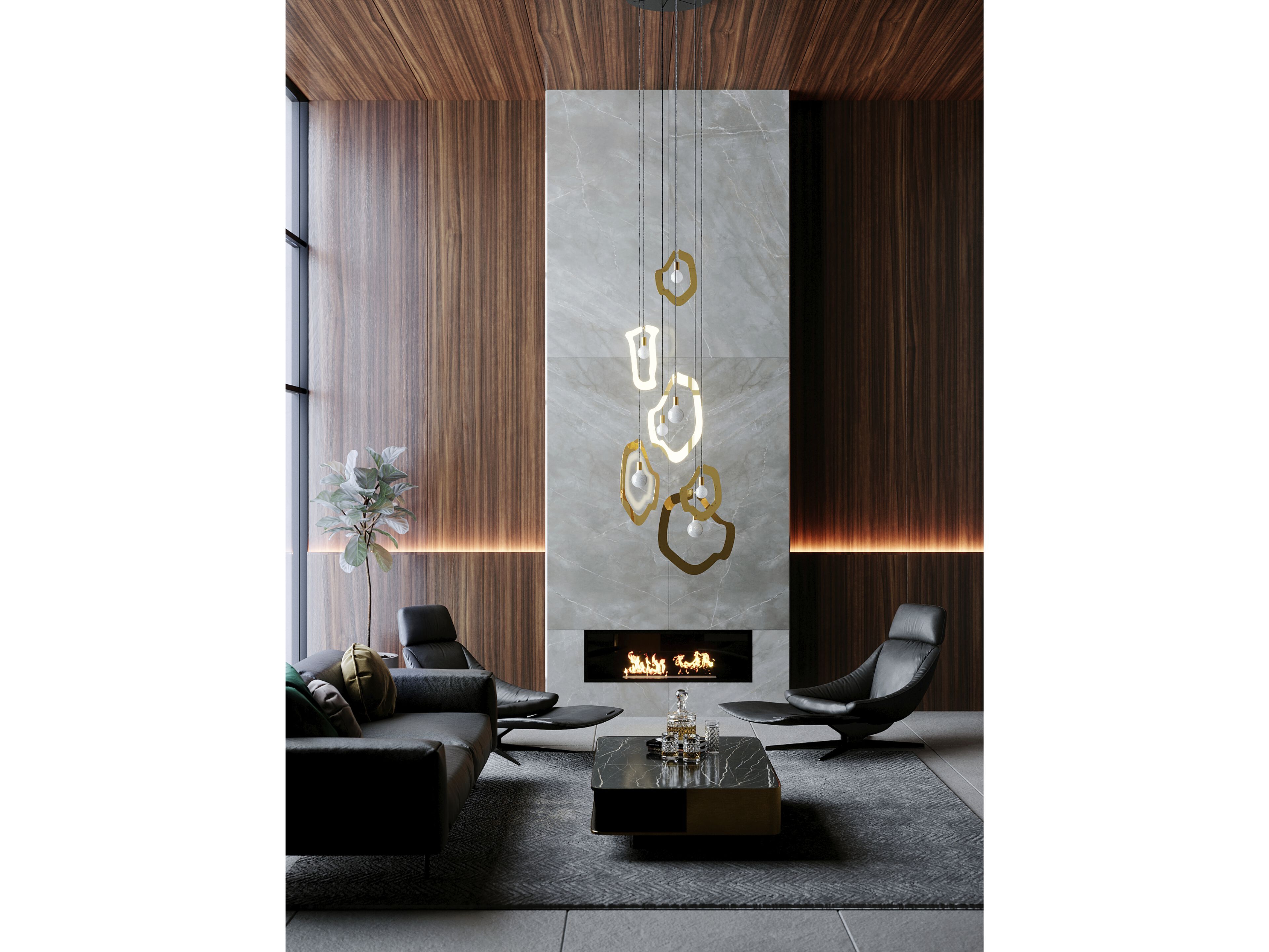 Светодиодный подвесной светильник из нержавеющей стали Hind Rabii Esprit YA-YA ARCH-00053747 - Вид №6