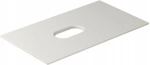 Полка керамическая с отверстием SX-DX (двусторонняя) 81x46 Бежевый 2051SA GALASSIA Tabulae