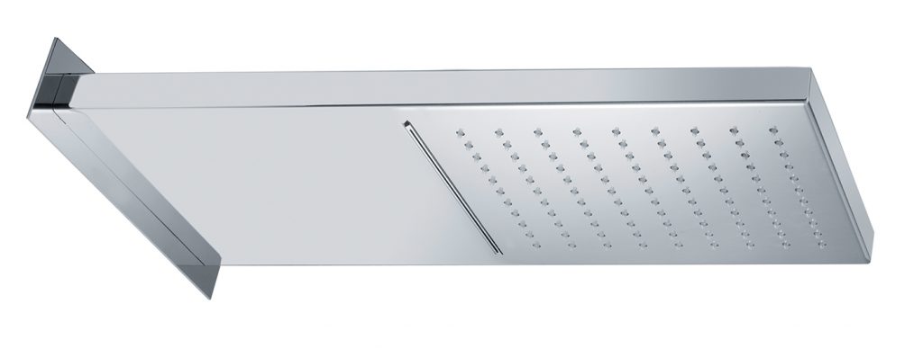 889TTLU13 Стальная душевая лейка с двойной струей и графикой Tentation. Bongio Wellness
