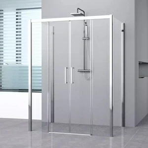 Душевой уголок 120x70 KUADRA 2A+F+F Novellini KUADRA