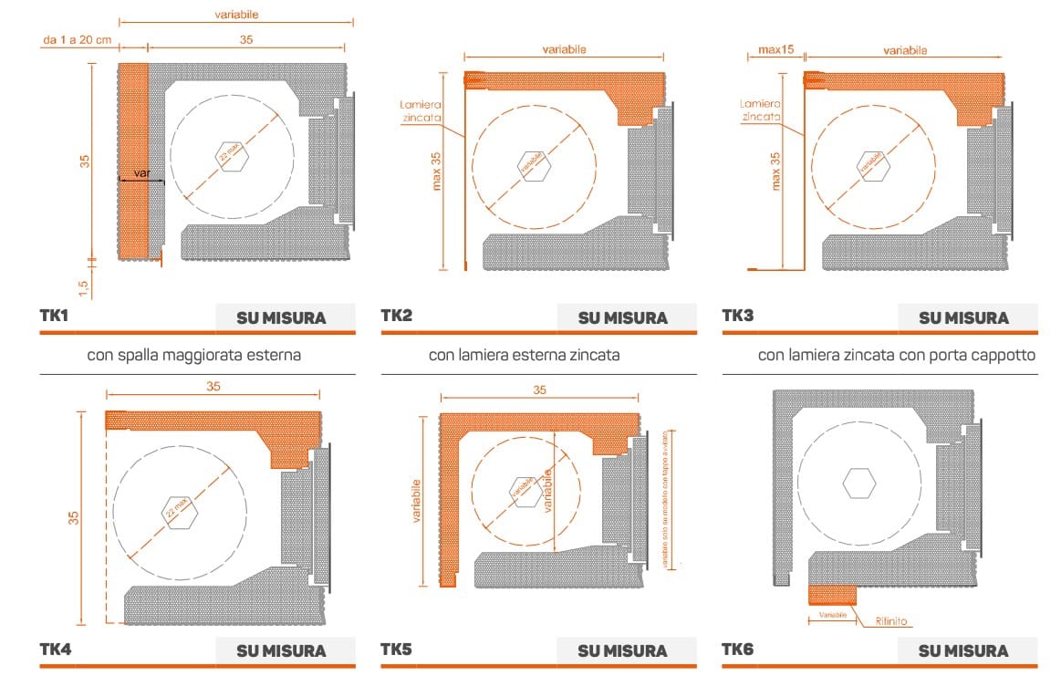 Мусорный контейнер для рольставни INCOVAR THERMIK ISO311 ARCH-00135091 - Вид №4