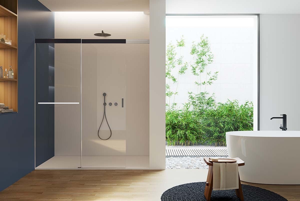 Хрустальная ниша душевая кабина с раздвижной дверью DUKA бесплатно 5000 ARCH-00025069 - Вид №1