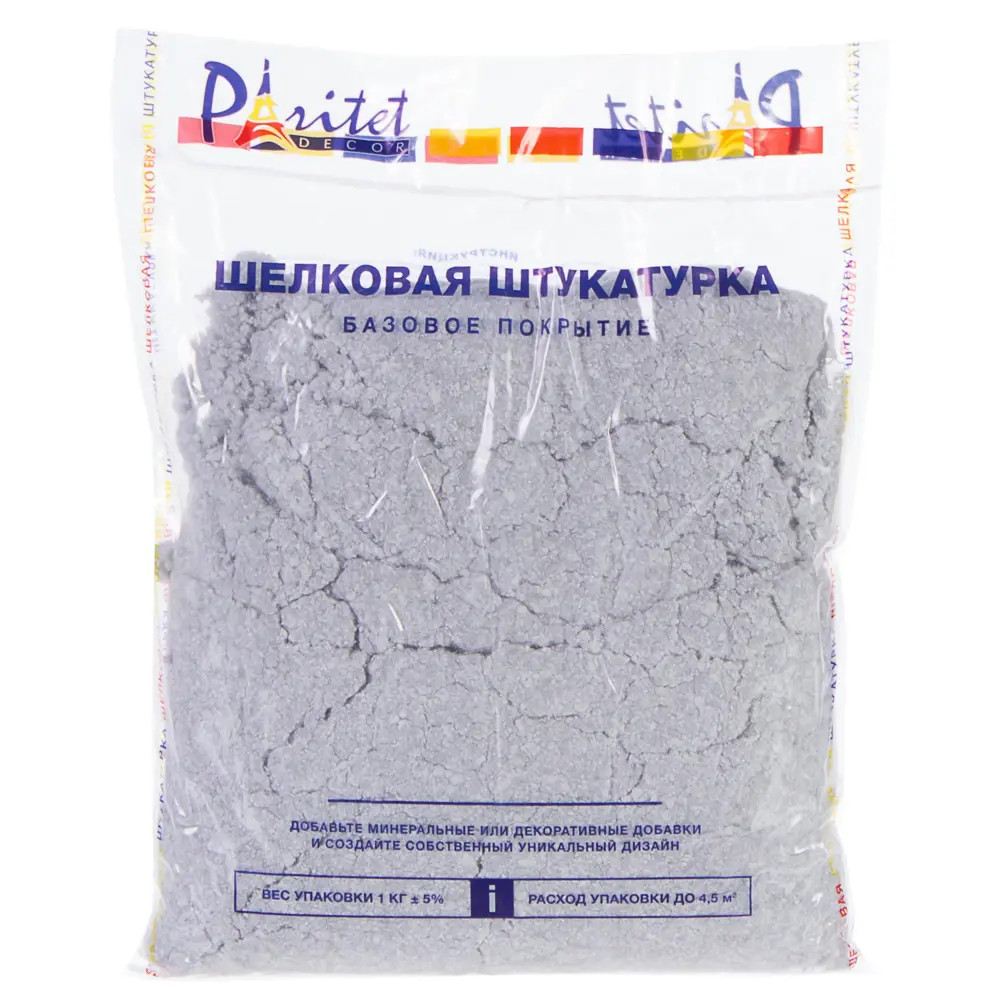 Жидкие обои декоративные базовое покрытие №6 цвет серый 1 кг PARITET STLM-2148361