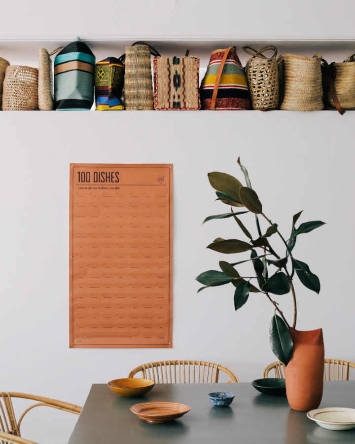 DYPOSTDIE Постер «100 блюд, которые нужно попробовать, прежде чем умереть» Doiy  - Вид №1