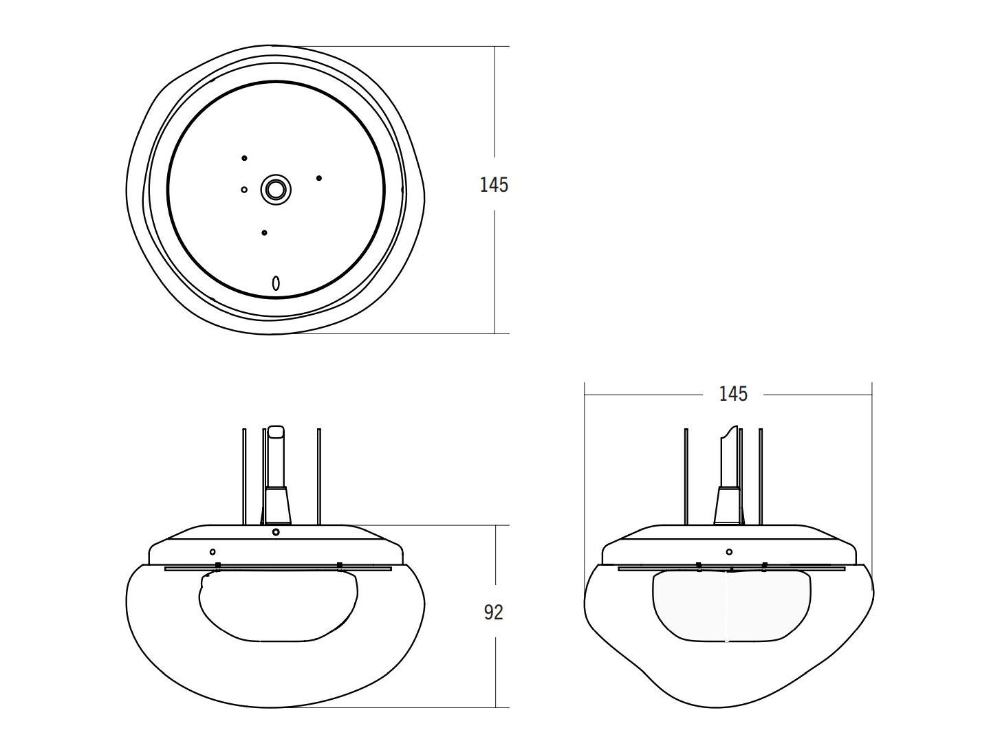 Стеклянный светодиодный подвесной светильник ADesignStudio Roe ARCH-00021070