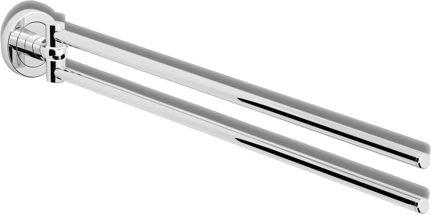 11008C Полотенцедержатель подвесной поворотный цвет хром LANGBERGER BURANO