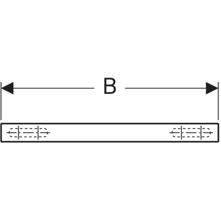 841991000 Настенная полка Geberit iCon Geberit  - Вид №3
