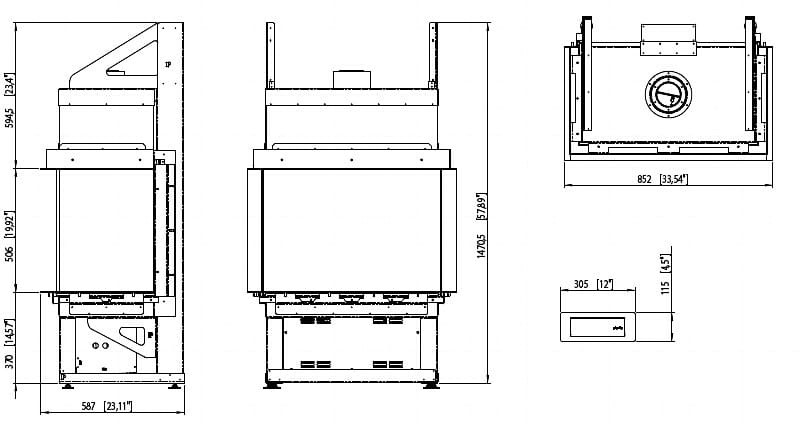 Встроенный камин из закаленного стекла на биоэтаноле Planika Sono ARCH-00139747 - Вид №2