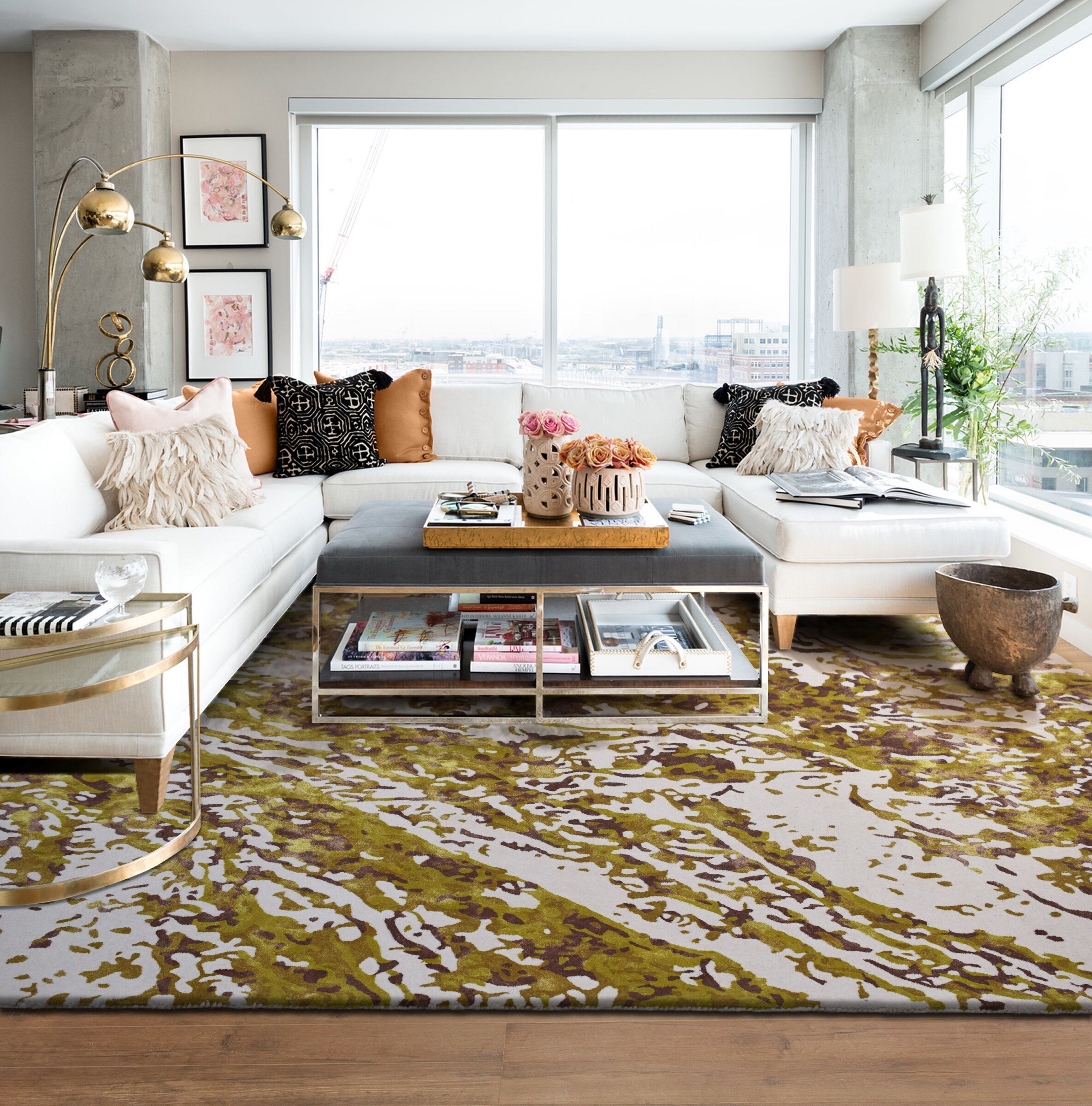 Прямоугольный ковер с длинным ворсом Ademi Exclusive ARCH-00136898 - Вид №4