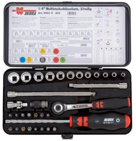 Würth Торцевой ключ для 5 различных типов винтов  0965 11 032  - Вид №1