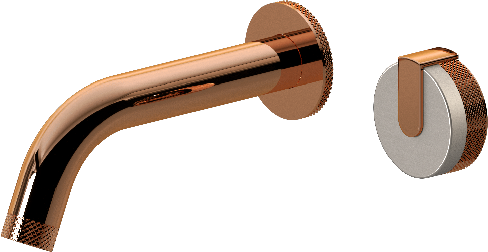 E-11535-R1BNi-L1RG-RG Настенный прогрессивный смеситель скрытого монтажа для раковины GRAFF MOD+