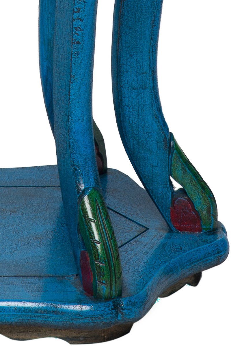 Подставка для цветов Синяя ДОМАШНЯЯ ОБСТАНОВКА ПОДСТАВКИ 017367 Синий Santreyd  - Вид №3