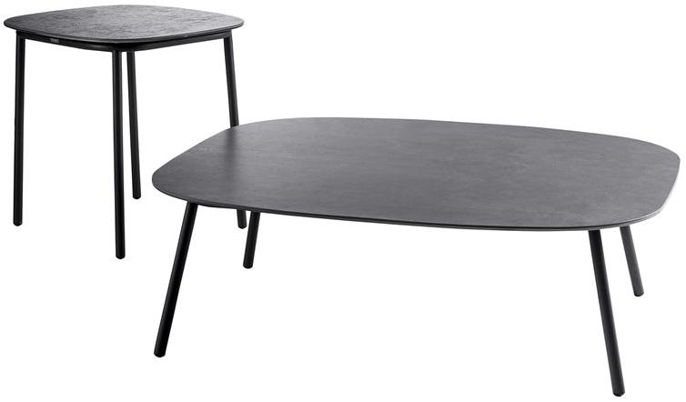 TRIBÙ Низкий прямоугольный садовый столик из керамики Tosca sun-id-1423413 - Вид №1