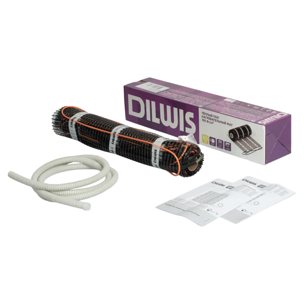 Нагревательный мат для теплого пола DILWIS 5 м2 800 Вт STLM-2135027 - Вид №1