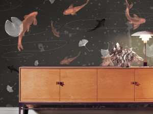 Восточные обои ПВХ бесплатно, экологически чистые, моющиеся