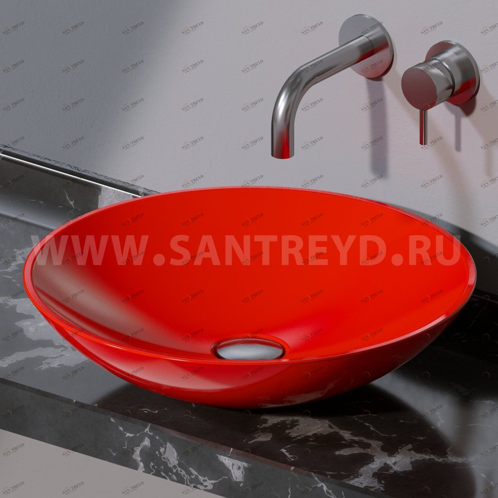 L257125 Накладная раковина на столешницу  круглая A. e T. Italia THIN AeT ITALIA