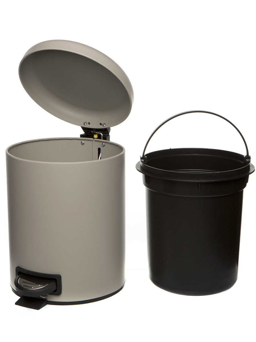 Вёдра с педалью и крышкой Pavo 5L Beige NAVAKO 11535 - Вид №2