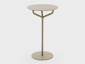 Высокий круглый стол в HPL для контракта