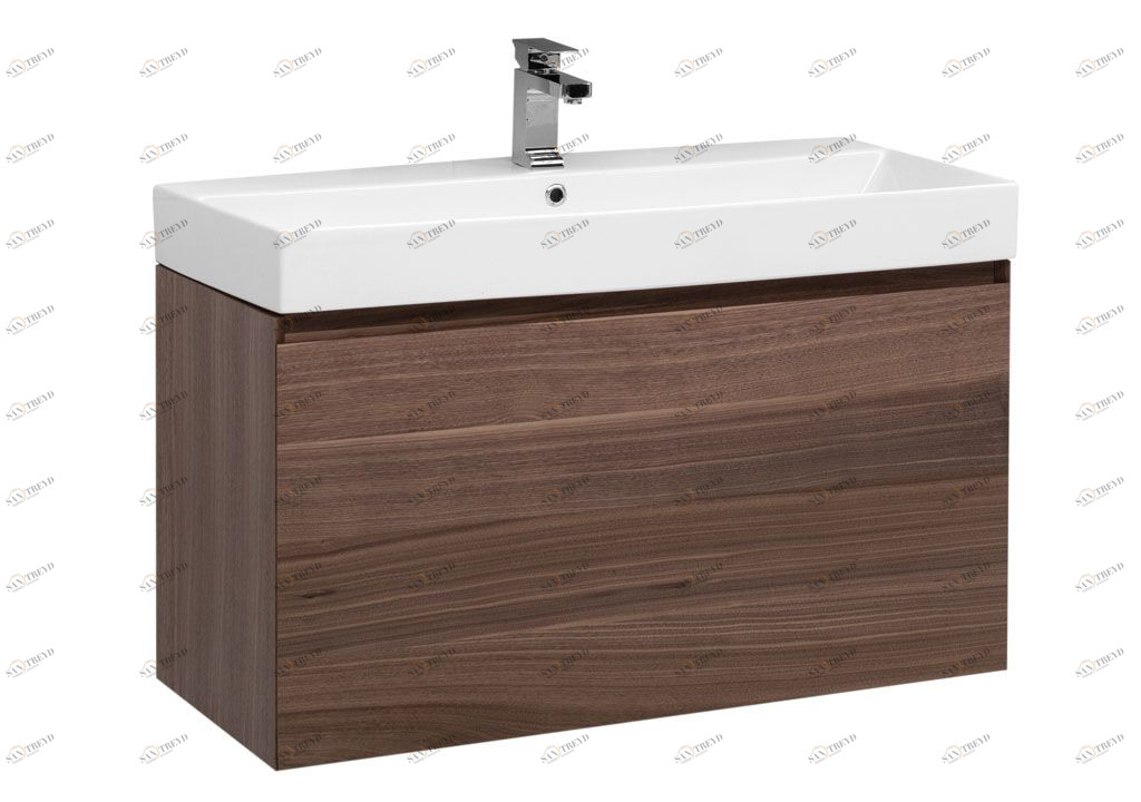 Тумба под раковину Aquanet Нью-Йорк 100 орех sun-id-275405