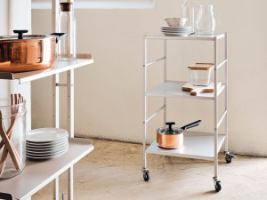 Алюминиевая тележка для еды