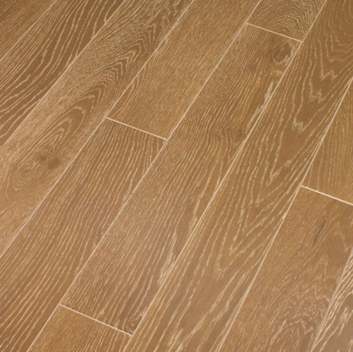 Массивная доска Magestik floor С покрытием Сэнд () (400-1500)x150x18мм Дуб с брашью (Текстурированная) 400-1500х150 мм MGK Magestic floor 2600300221 - Вид №1