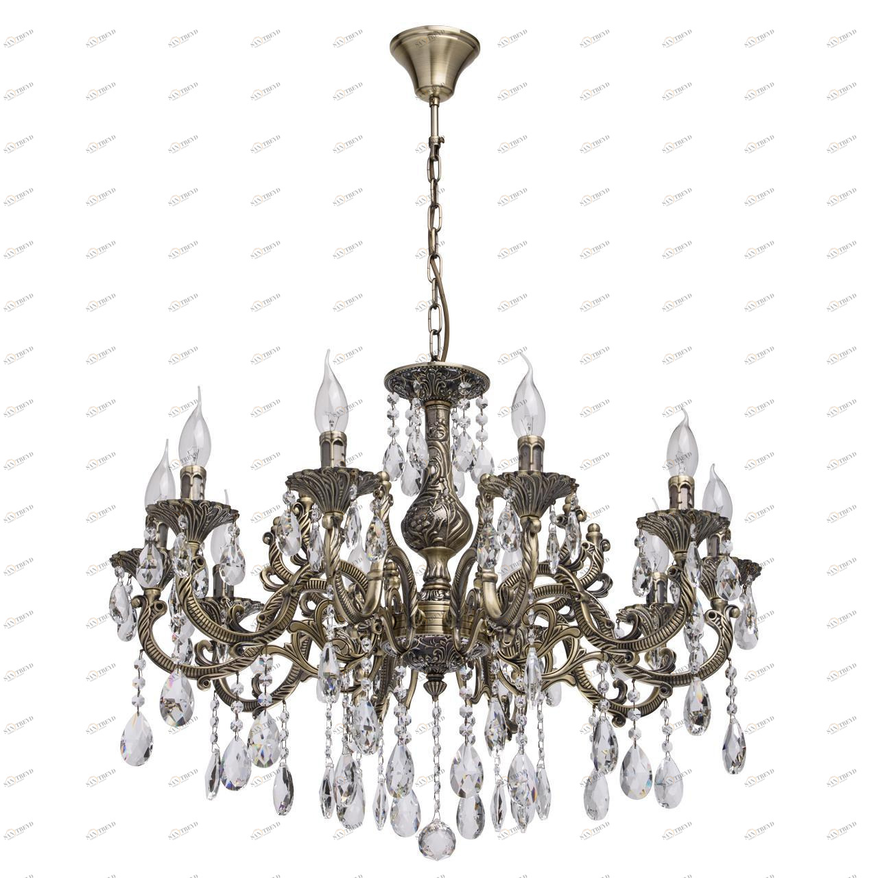 Подвесная люстра MW-Light Тоскана 1 685010110 MW-LIGHT ДИЗАЙНЕРСКИЕ, ТОСКАНА 186206 Бронза 