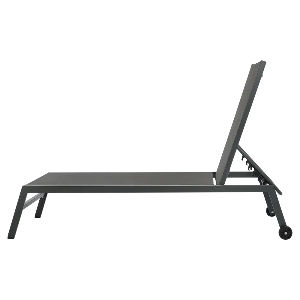 Шезлонг BEGINIA Lyra 200x68x31 см алюминий серый STLM-2119805 - Вид №16