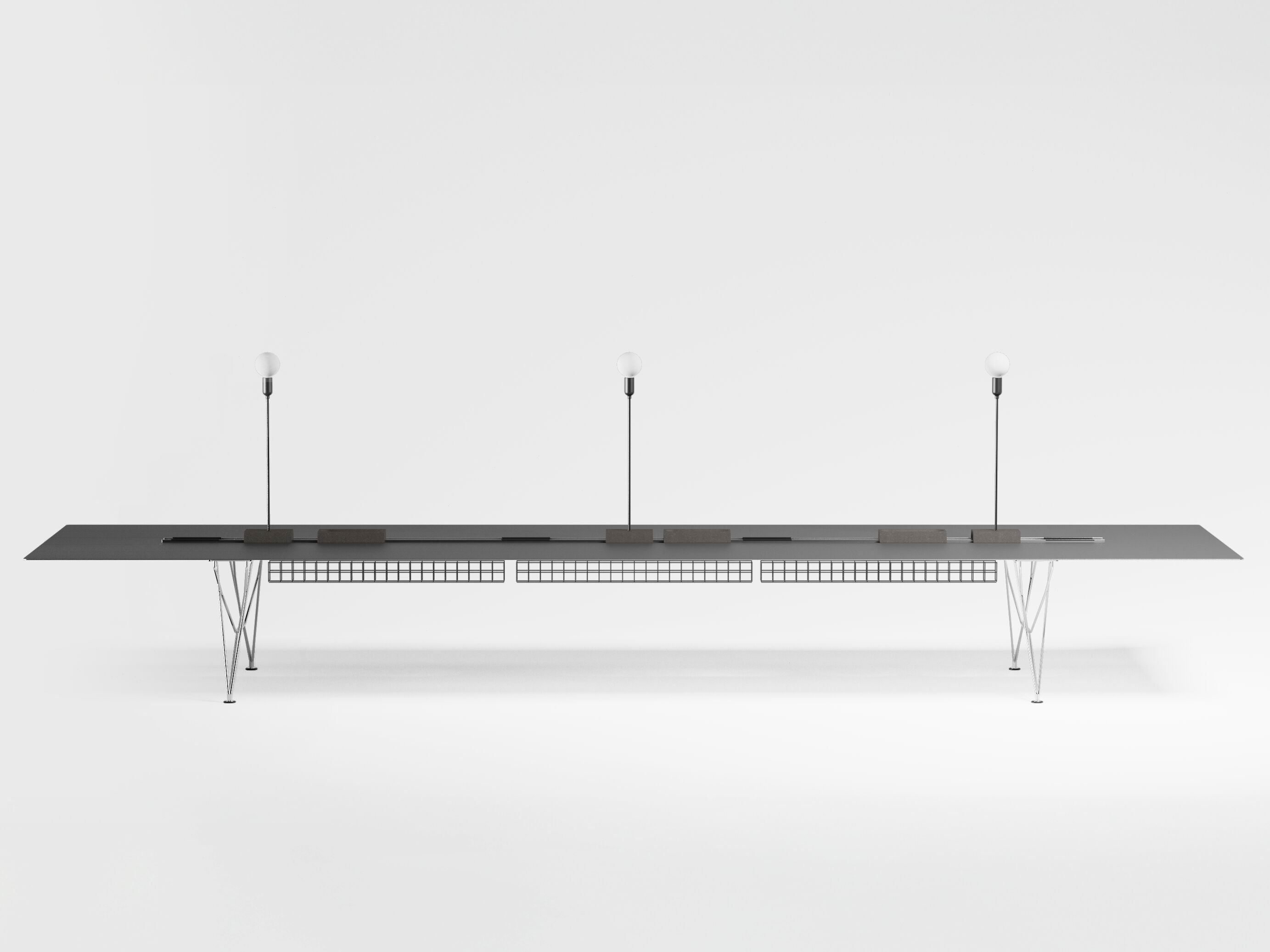 Прямоугольный алюминиевый стол для совещаний BD Barcelona Aluminium ARCH-00148460 - Вид №25