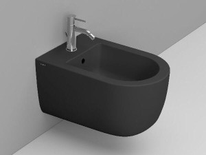 Керамическое подвесное биде с переливом