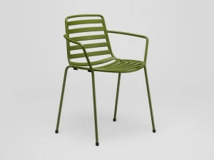 ENEA Садовый стул из стали с подлокотниками Street