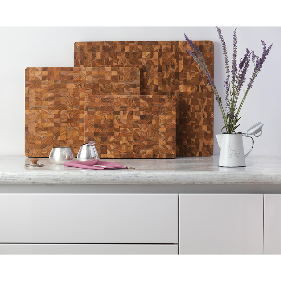 TH802 Доска разделочная торцевая scandi 46x36 см TEAKHAUS  - Вид №3
