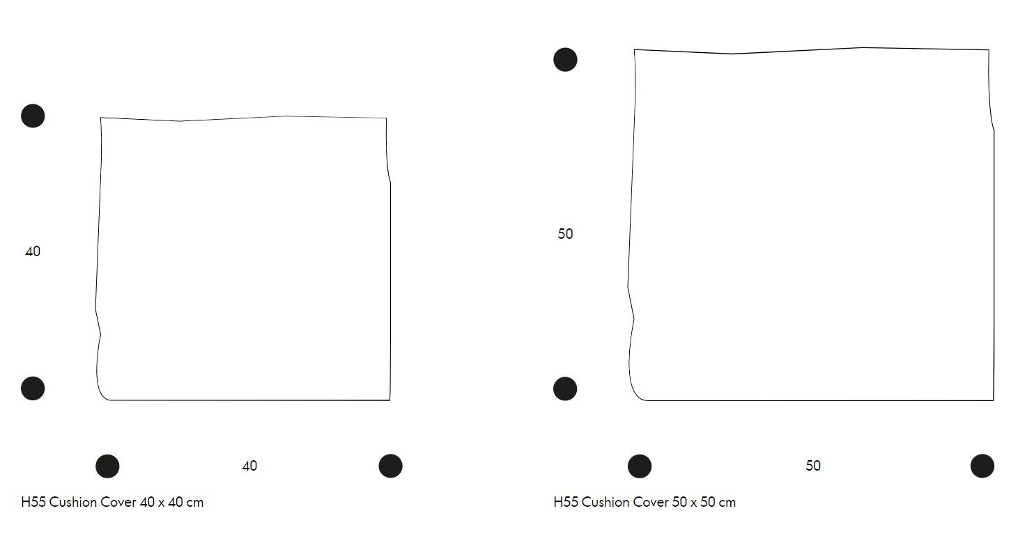 Квадратная подушка из хлопка Artek H55 ARCH-00031106 - Вид №2