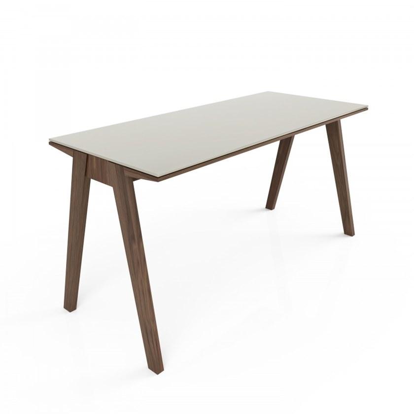 Huppé Прямоугольный стол из орехового дерева со стеклянной столешницей Howard 7301-4001v HUPPE - Вид №1