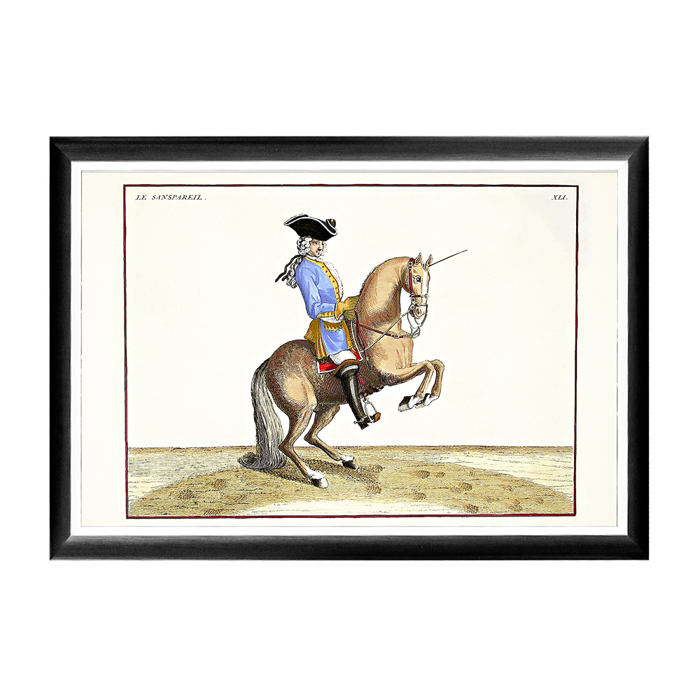 732022516_1818 Арт-постер «Верховая езда, Урок № 17» Object Desire 