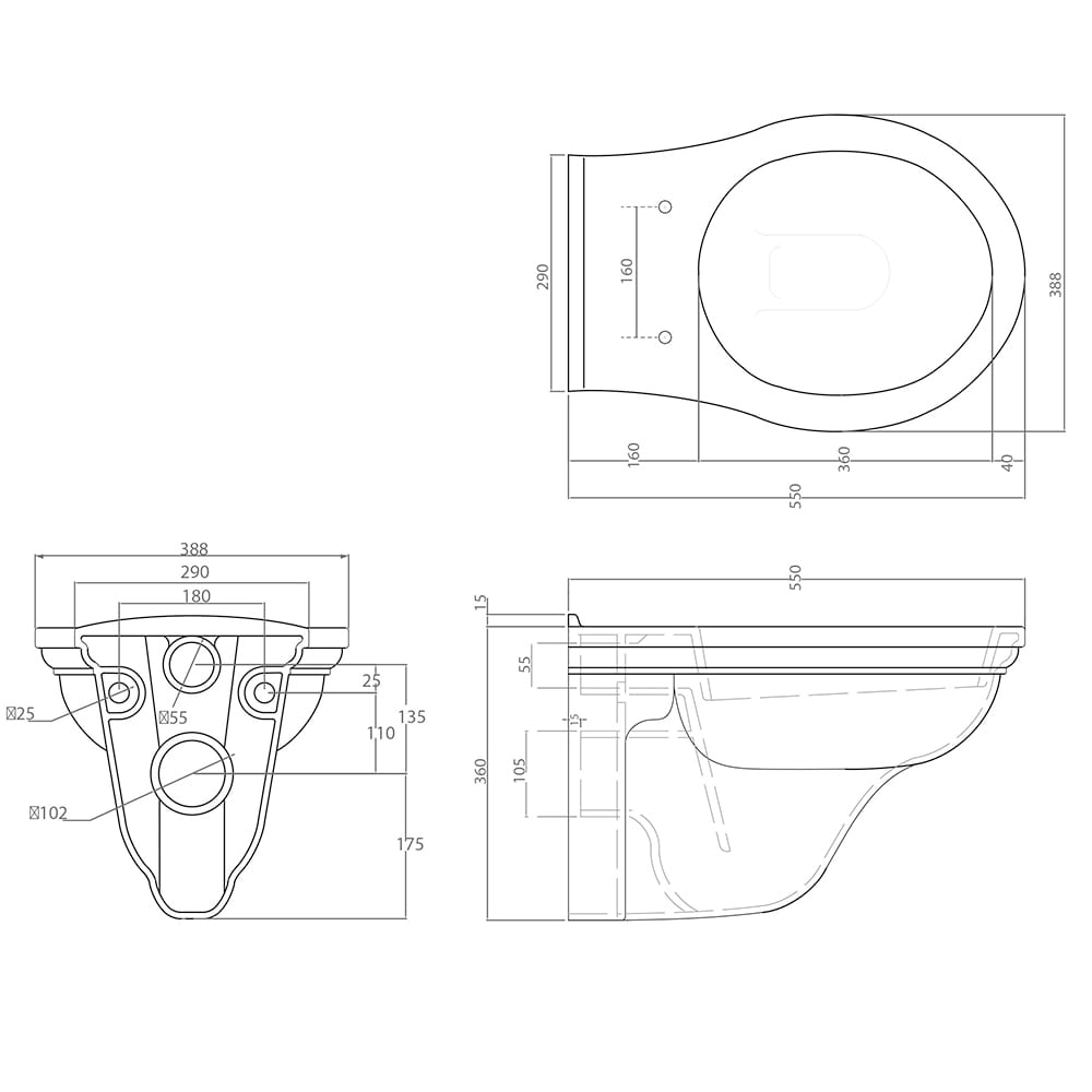 IMSR70 Рэдклифф сковорода подвесная Radcliffe Imperial  - Вид №2