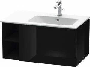 LC619204040 L-Cube Тумбочка подвесная Черный глянцевый лак